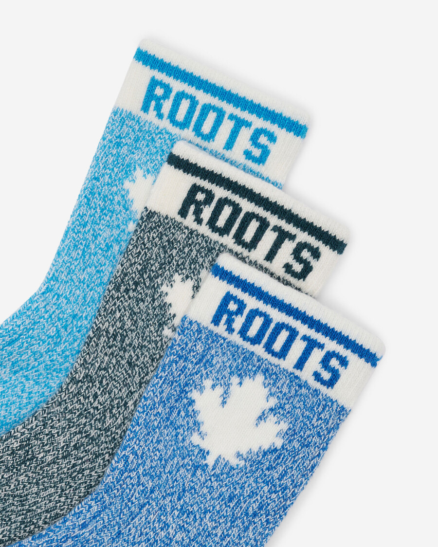 lot de 3 chaussettes baby toddler cabin maple