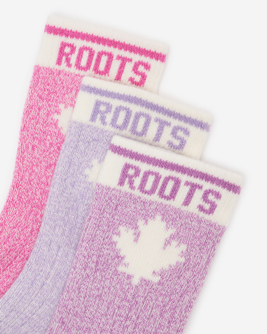 lot de 3 chaussettes baby toddler cabin maple