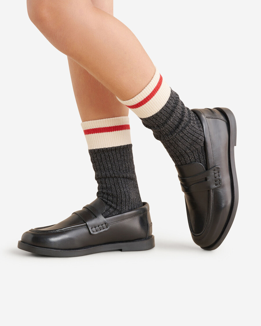 lot de 3 chaussettes de cabine en coton pour enfants