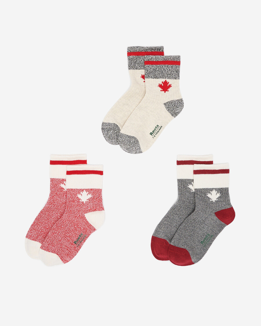 lot de 3 chaussettes kids cabin maple