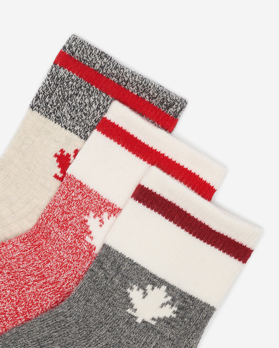 lot de 3 chaussettes kids cabin maple