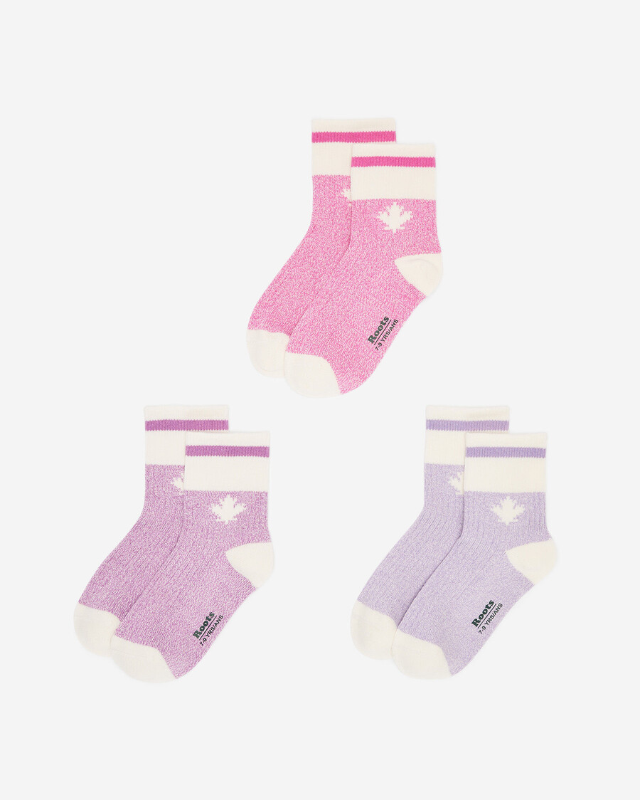lot de 3 chaussettes kids cabin maple
