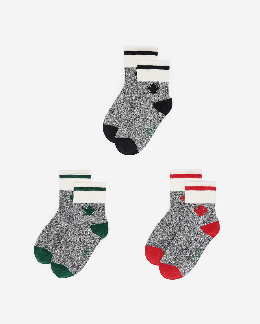 lot de 3 chaussettes kids cabin maple