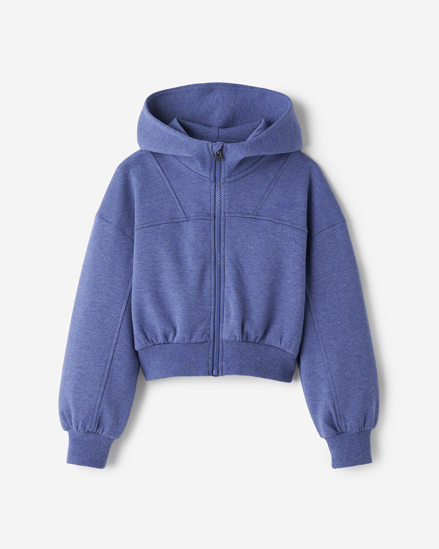 sweat à capuche zippé pour filles