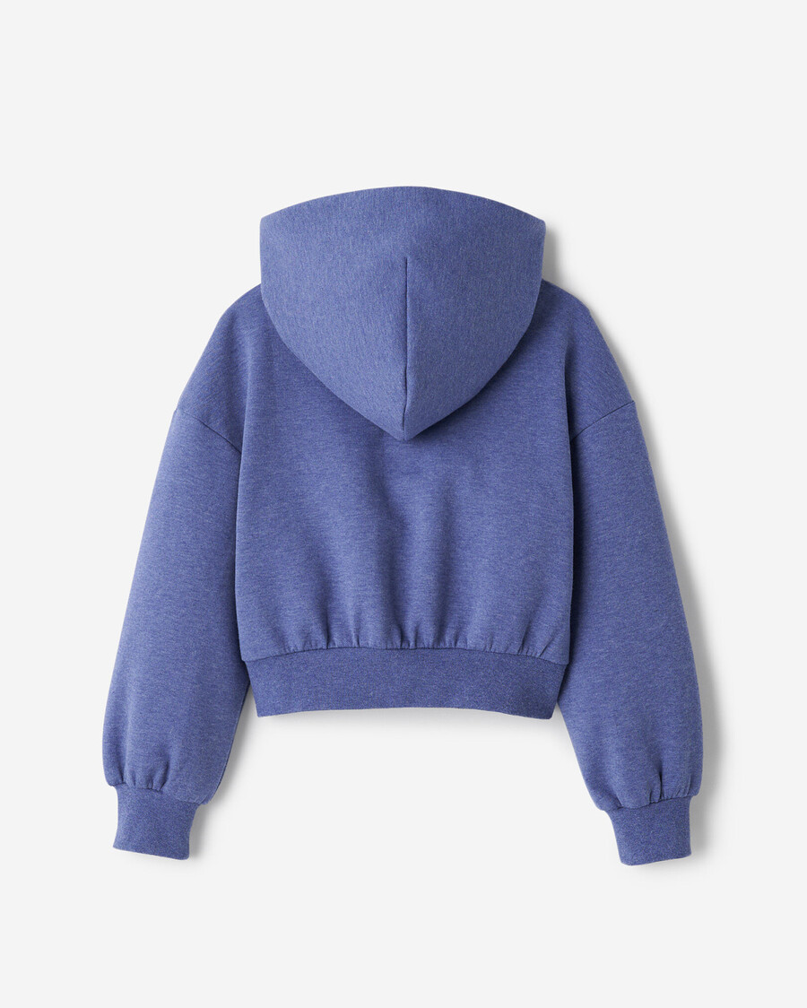 sweat à capuche zippé pour filles