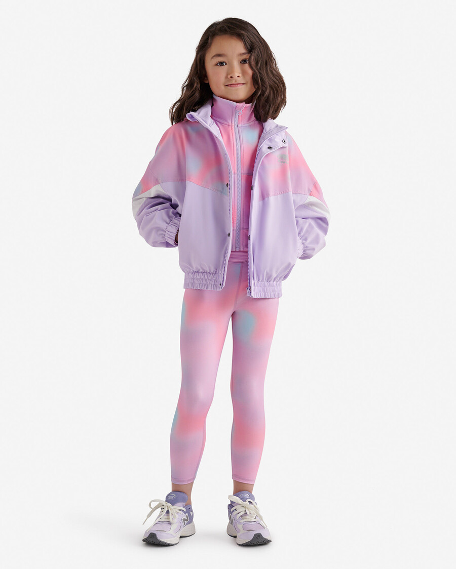 veste de survêtement zippée pour filles