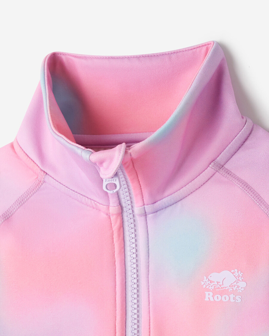 veste de survêtement zippée pour filles