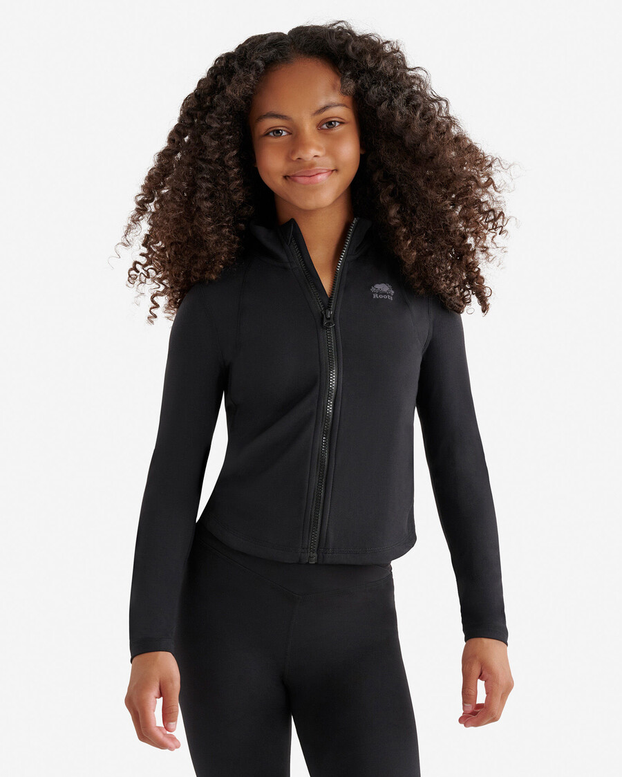 veste de survêtement ajustée pour filles