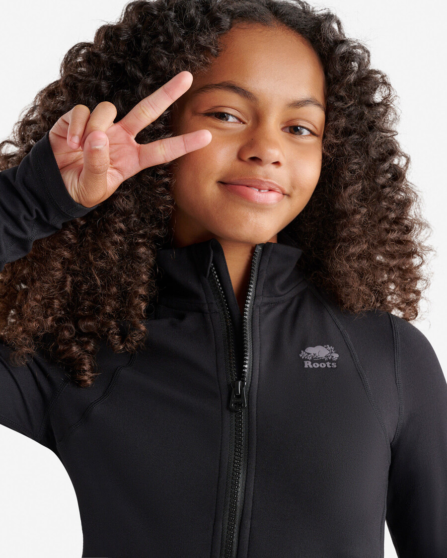 veste de survêtement ajustée pour filles
