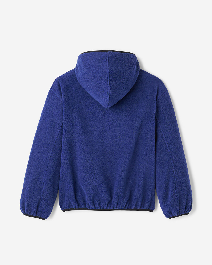sweat à capuche zippé en microfibre polaire pour enfants