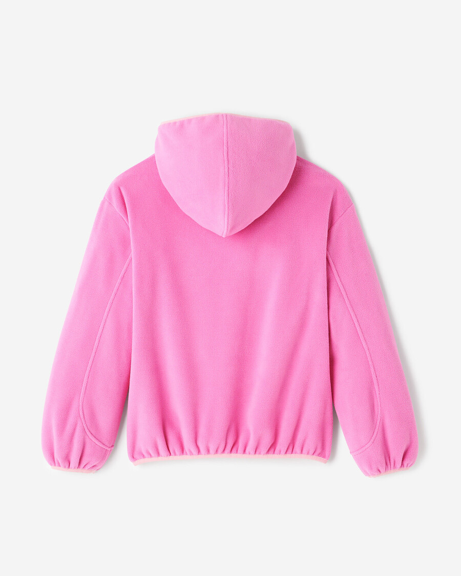 sweat à capuche zippé en microfibre polaire pour enfants