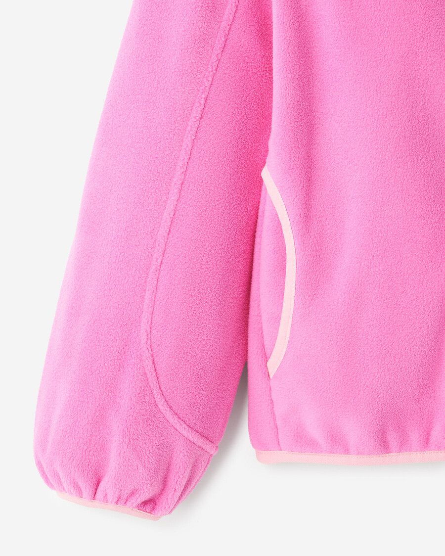 sweat à capuche zippé en microfibre polaire pour enfants
