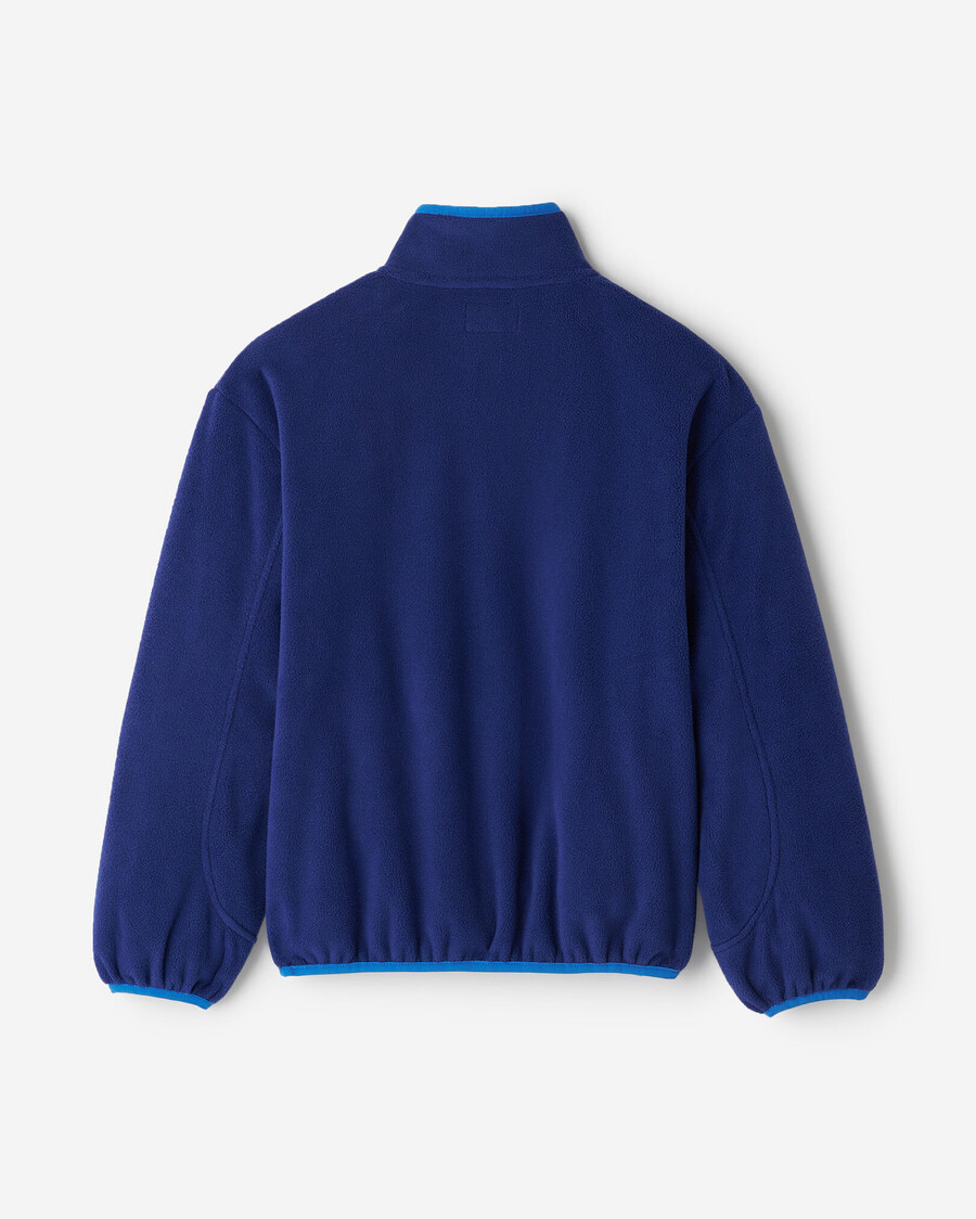 pull zippé demi-zip en microfibre polaire pour enfants