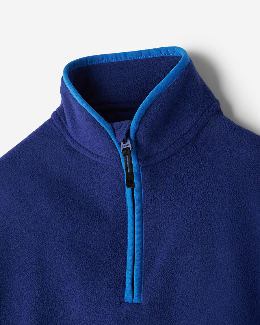 pull zippé demi-zip en microfibre polaire pour enfants