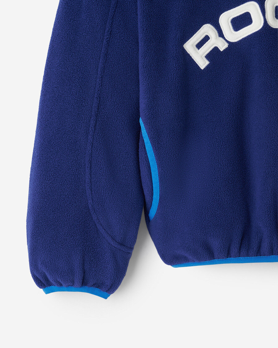 pull zippé demi-zip en microfibre polaire pour enfants