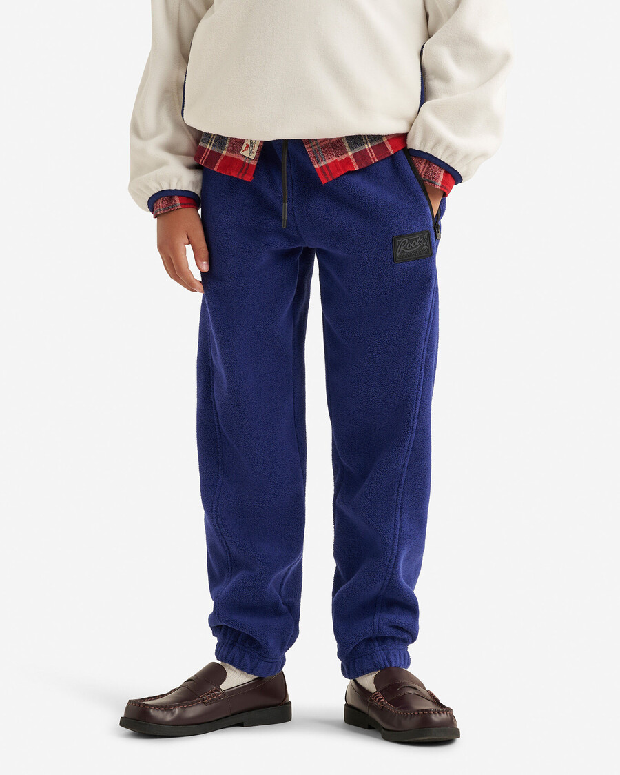 pantalon de jogging en microfibre polaire pour enfants