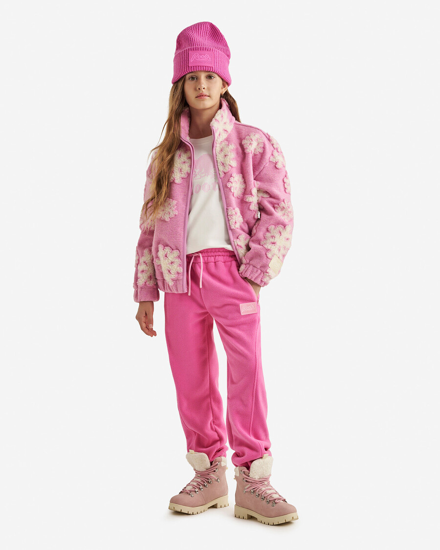 pantalon de jogging en microfibre polaire pour enfants