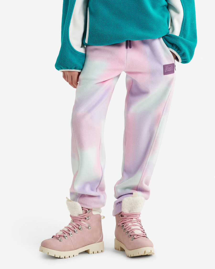 pantalon de jogging en microfibre polaire pour enfants