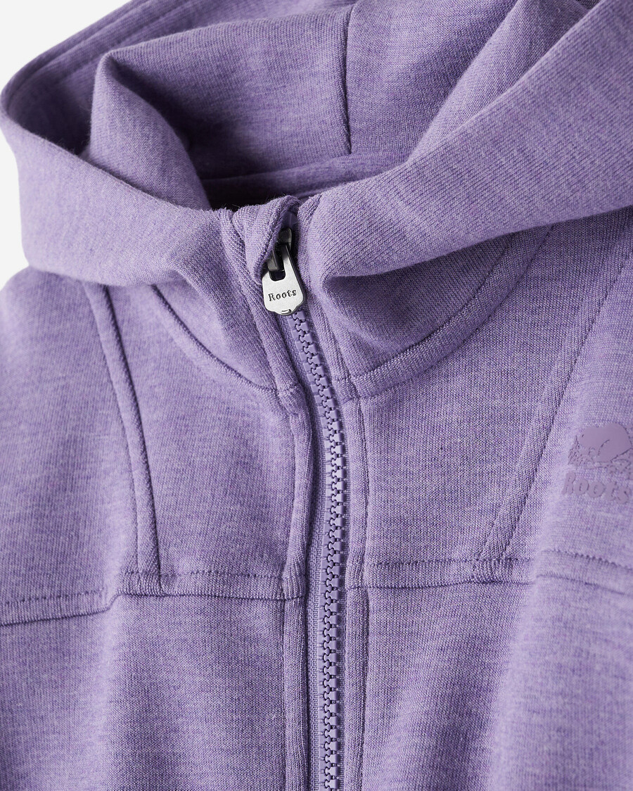 sweat à capuche zippé pour petites filles