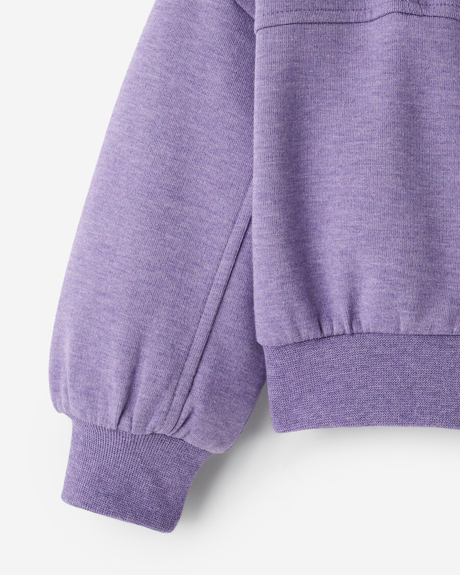 sweat à capuche zippé pour petites filles