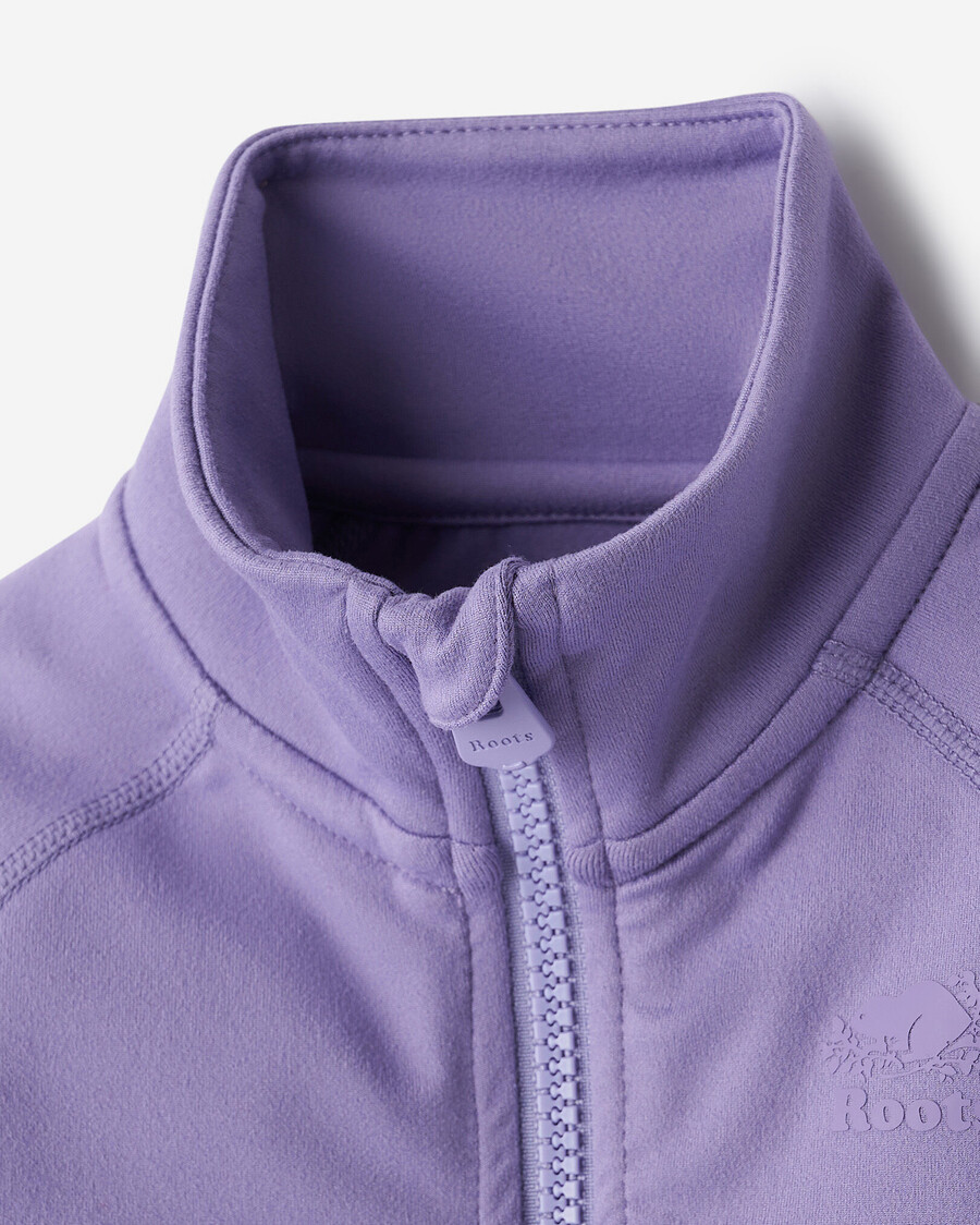 veste de survêtement zippée active pour petites filles