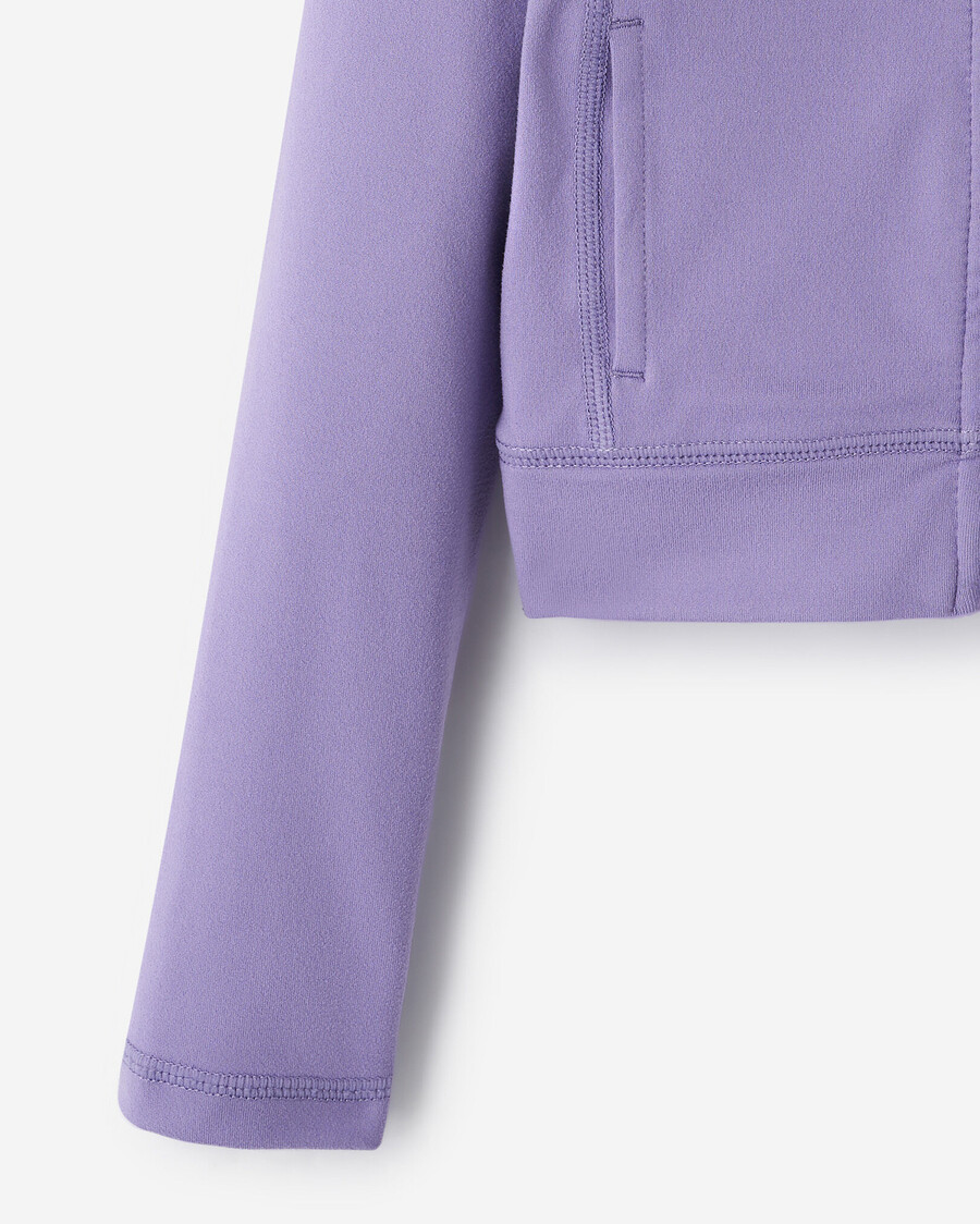 veste de survêtement zippée active pour petites filles