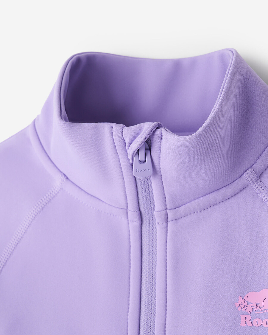 veste de survêtement chaude et active pour petites filles
