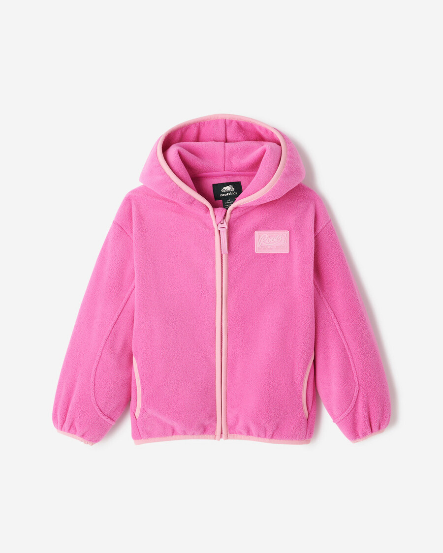 sweat à capuche zippé en microfibre polaire pour tout-petit