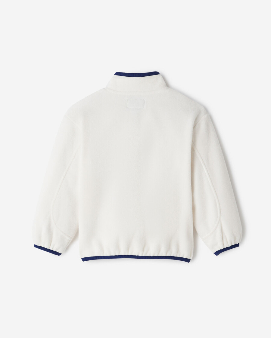 pull en microfibre polaire active pour tout-petits à demi-zip