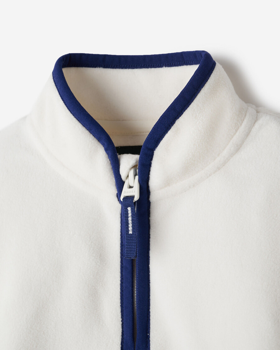 pull en microfibre polaire active pour tout-petits à demi-zip