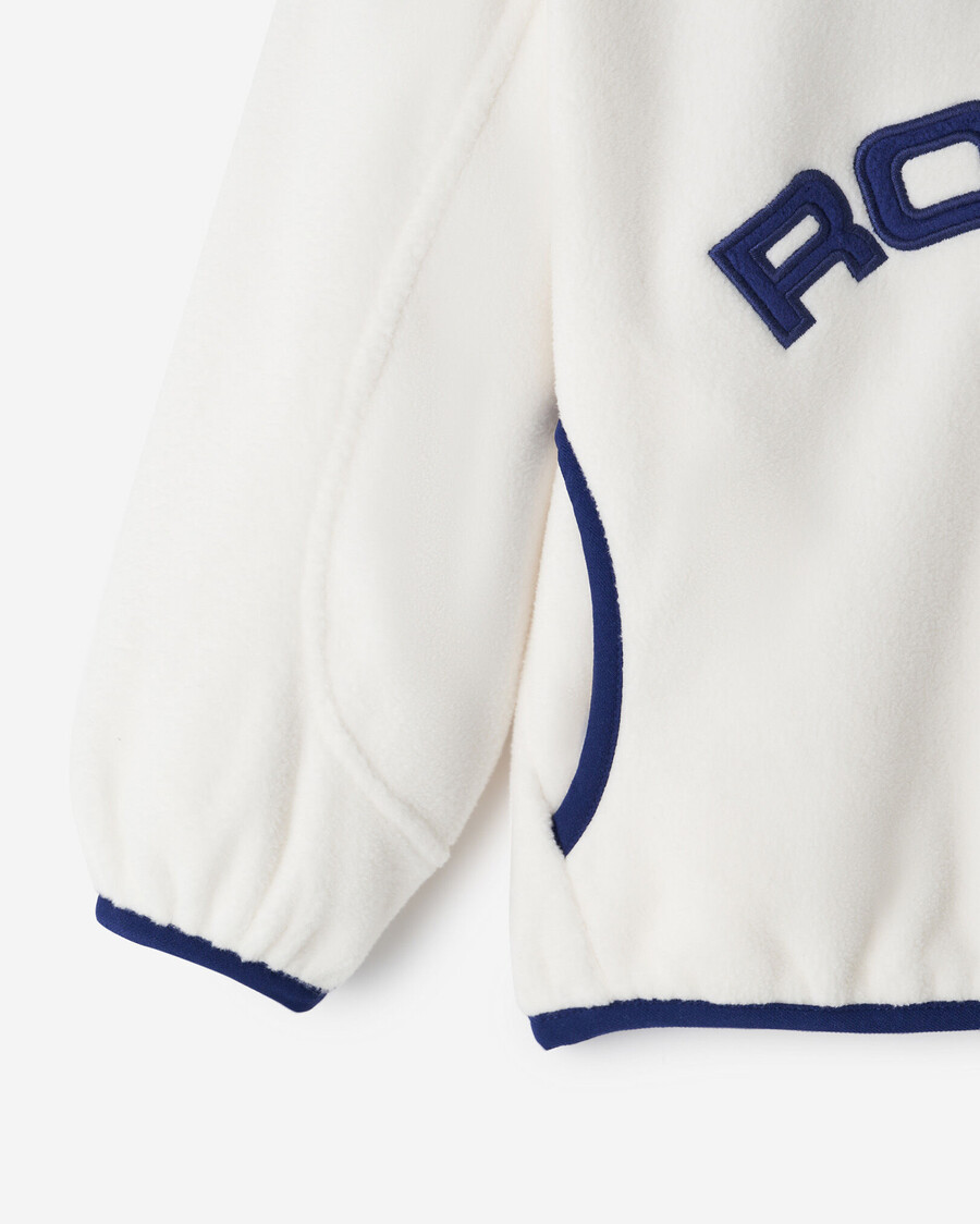 pull en microfibre polaire active pour tout-petits à demi-zip