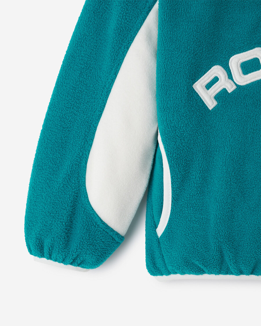 pull en microfibre polaire active pour tout-petits à demi-zip