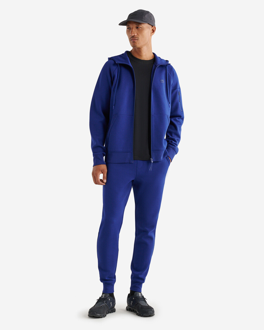 sweat à capuche zippé intégral recover interlock