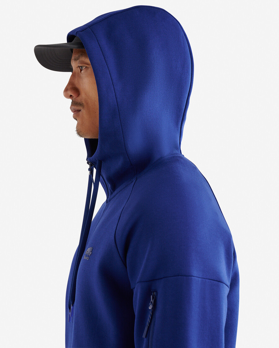 sweat à capuche zippé intégral recover interlock