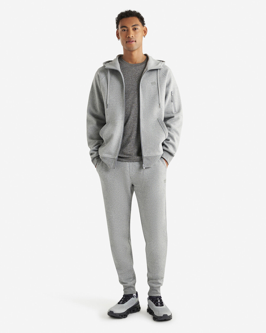 sweat à capuche zippé intégral recover interlock