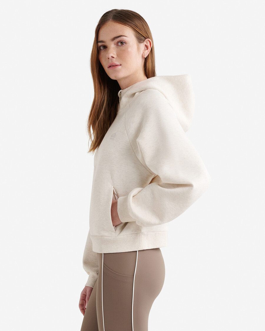 sweat à capuche roam à demi-zip
