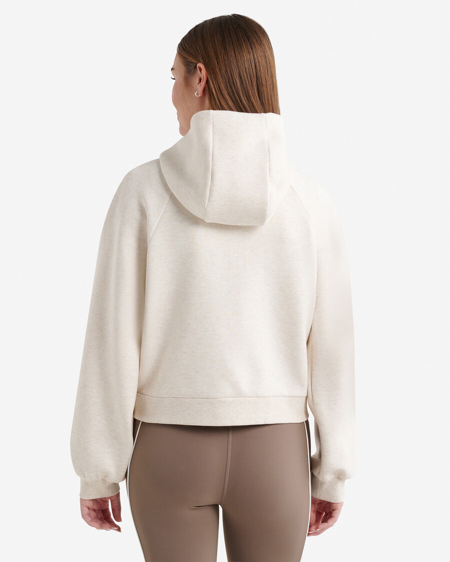 sweat à capuche roam à demi-zip