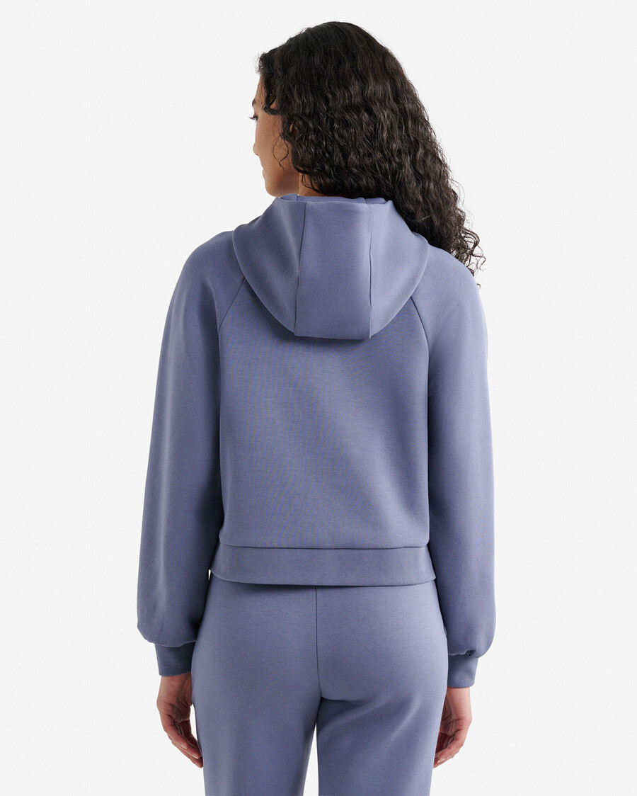 sweat à capuche roam à demi-zip