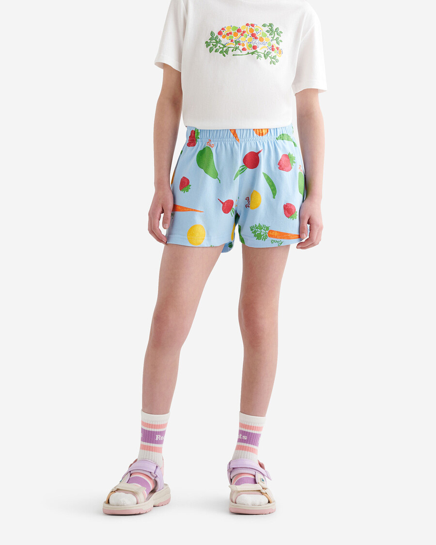 short imprimé jardin pour filles