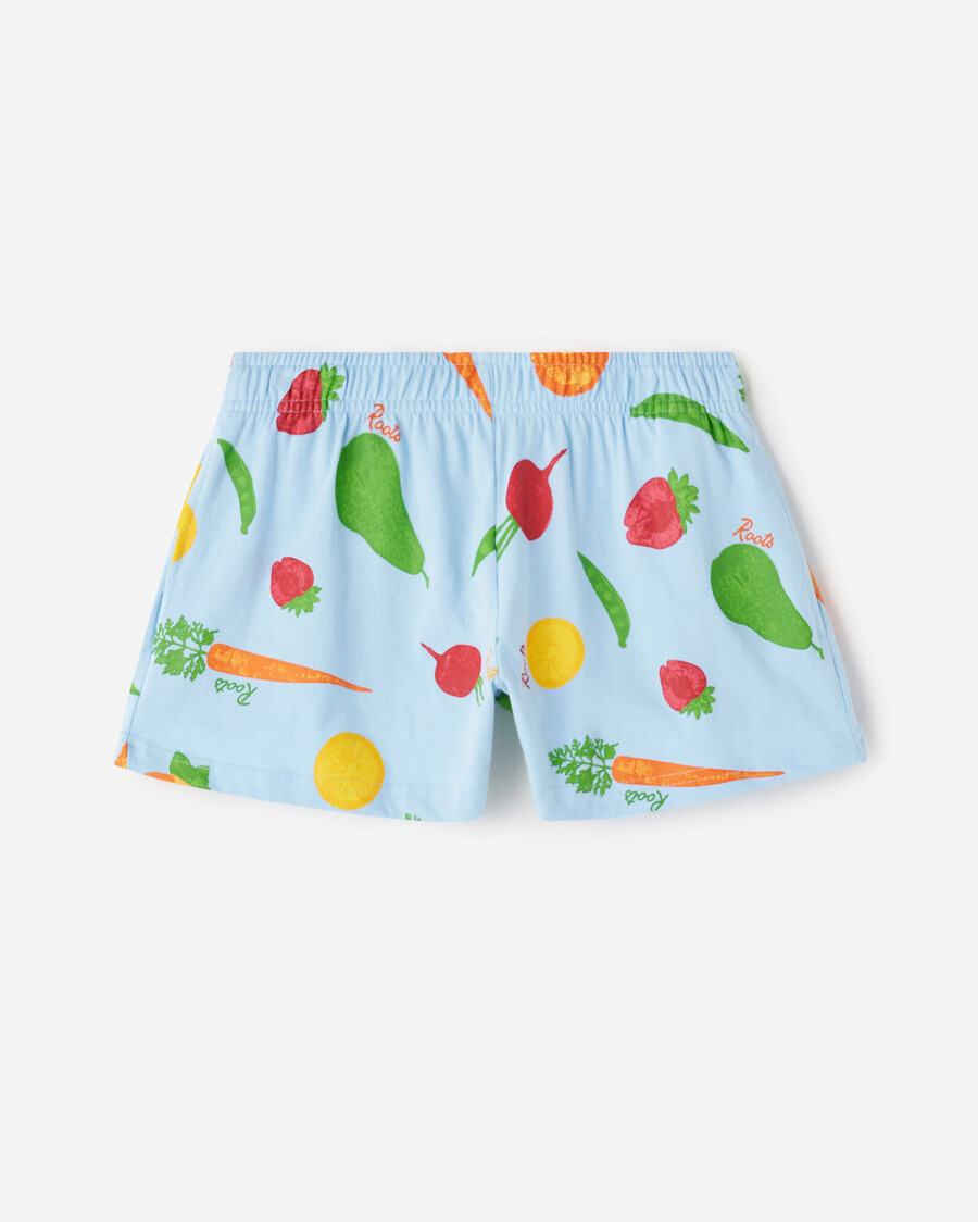 short imprimé jardin pour filles
