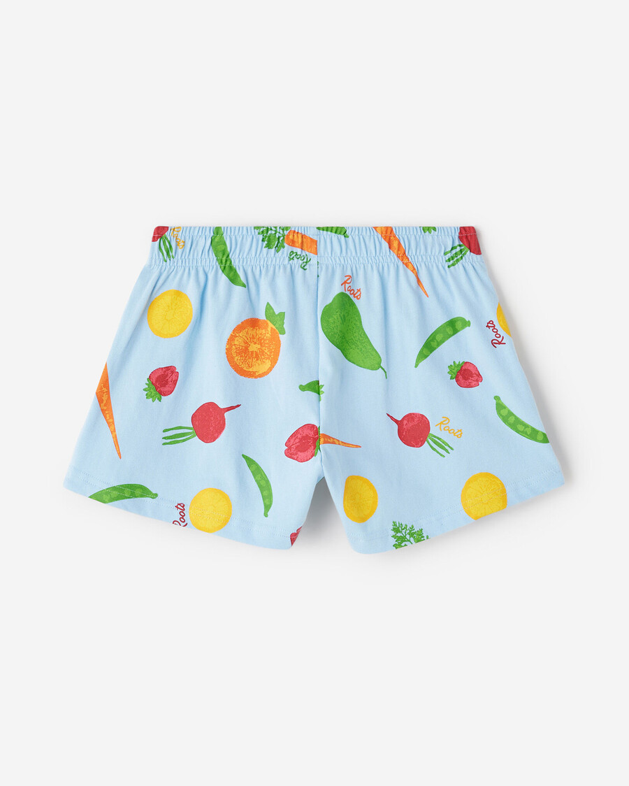 short imprimé jardin pour filles