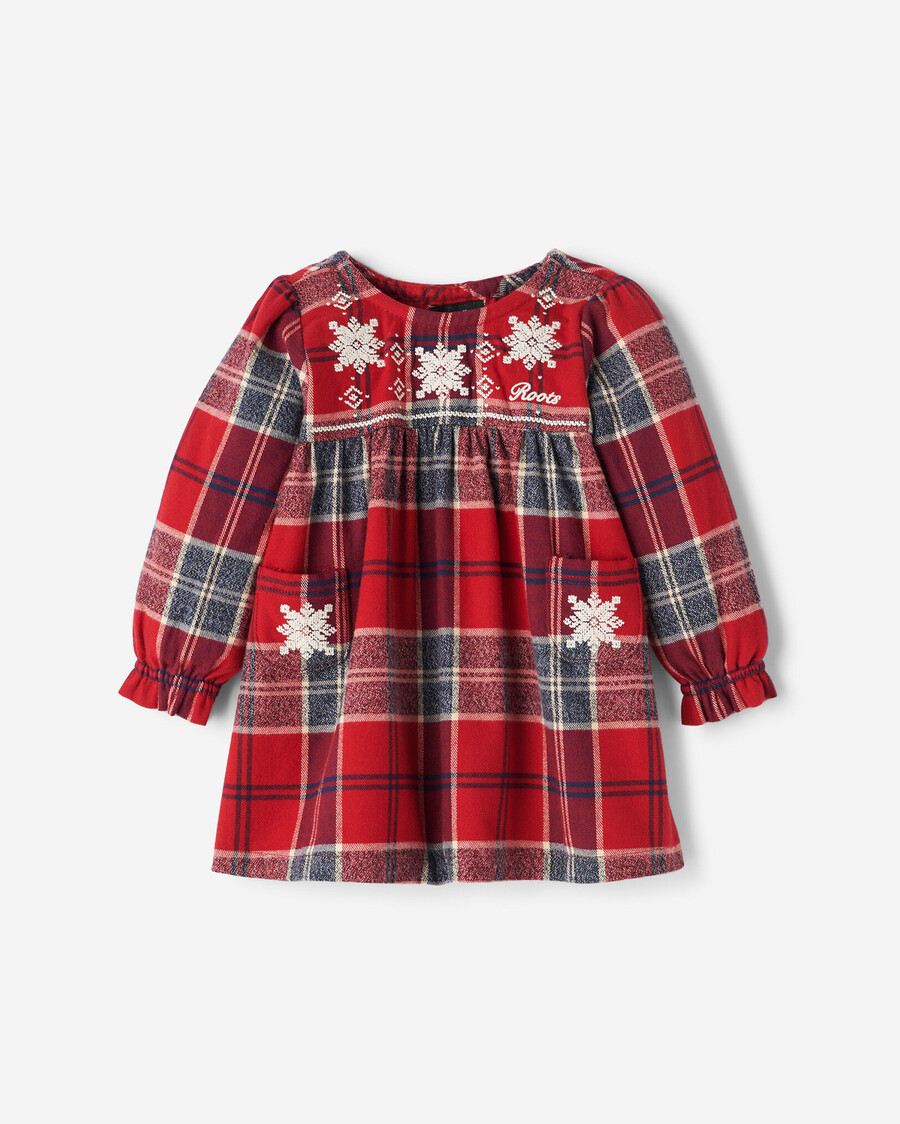 robe à carreaux pour bébé