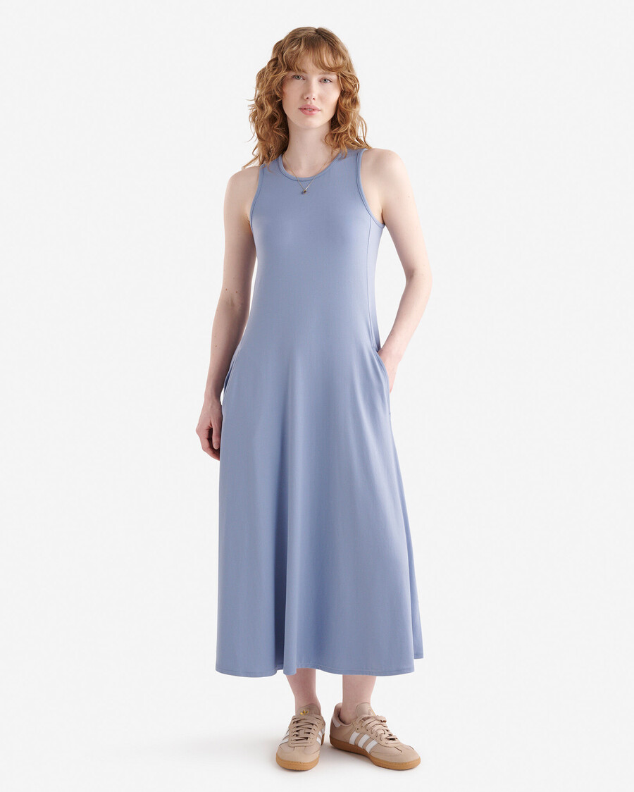 robe midi débardeur en maille renew