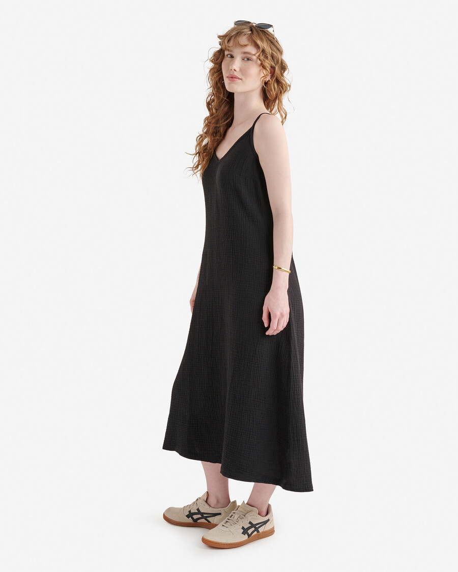 robe nuisette en gaze de coton isla