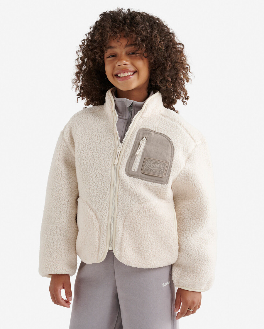 veste polaire en peau de mouton alta pour enfants