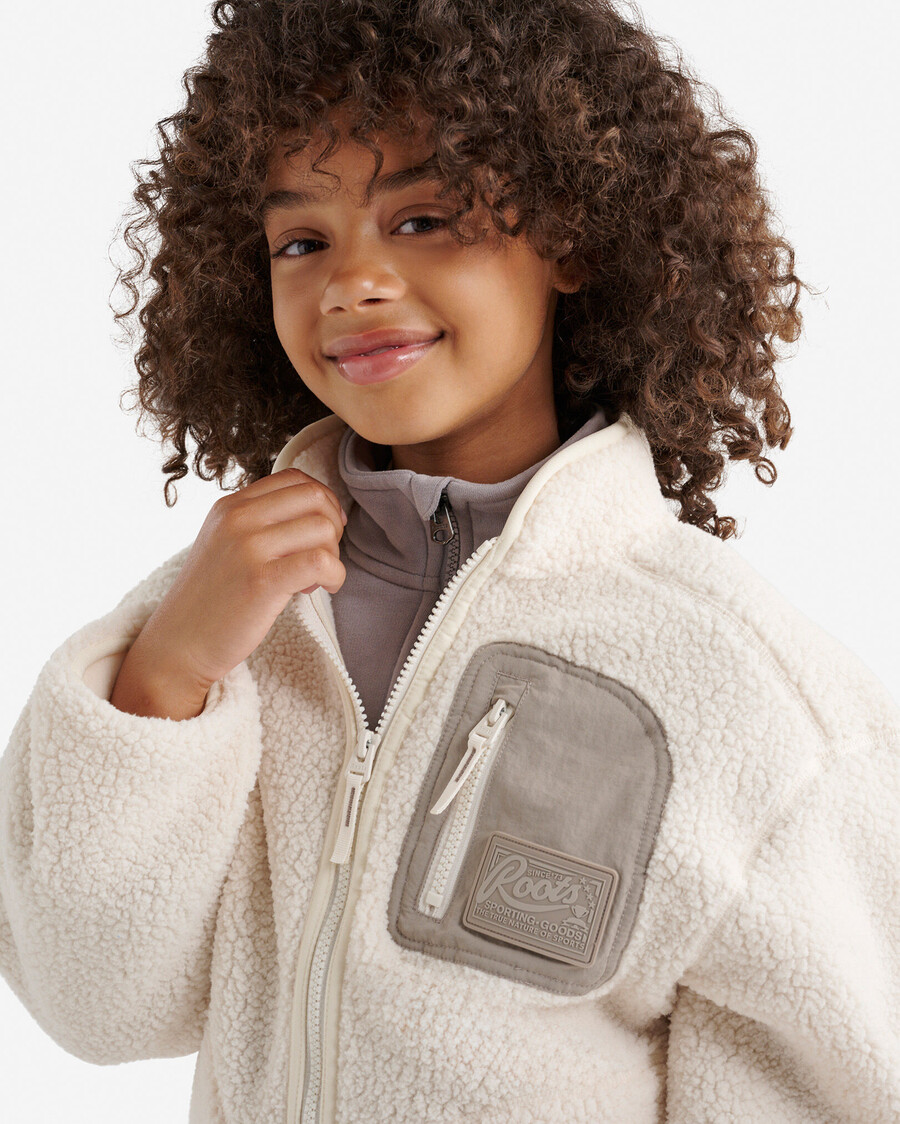 veste polaire en peau de mouton alta pour enfants