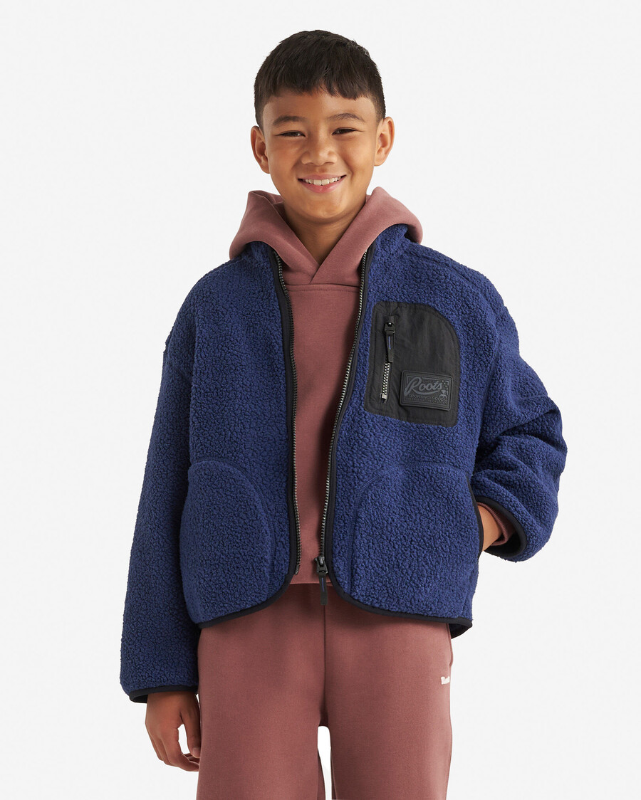 veste polaire en peau de mouton alta pour enfants