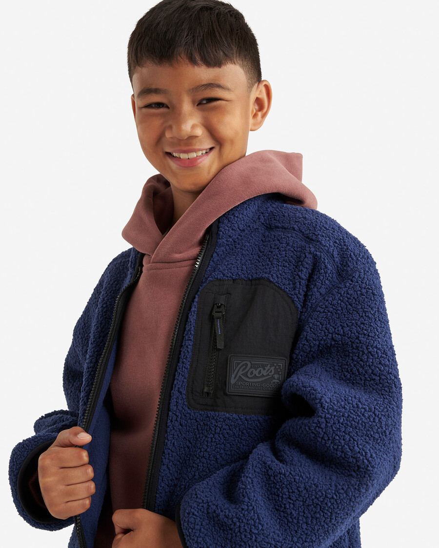veste polaire en peau de mouton alta pour enfants