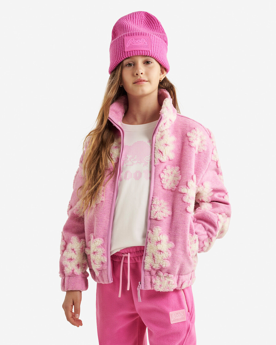 veste polaire en peau de mouton retournée pour enfants creekside