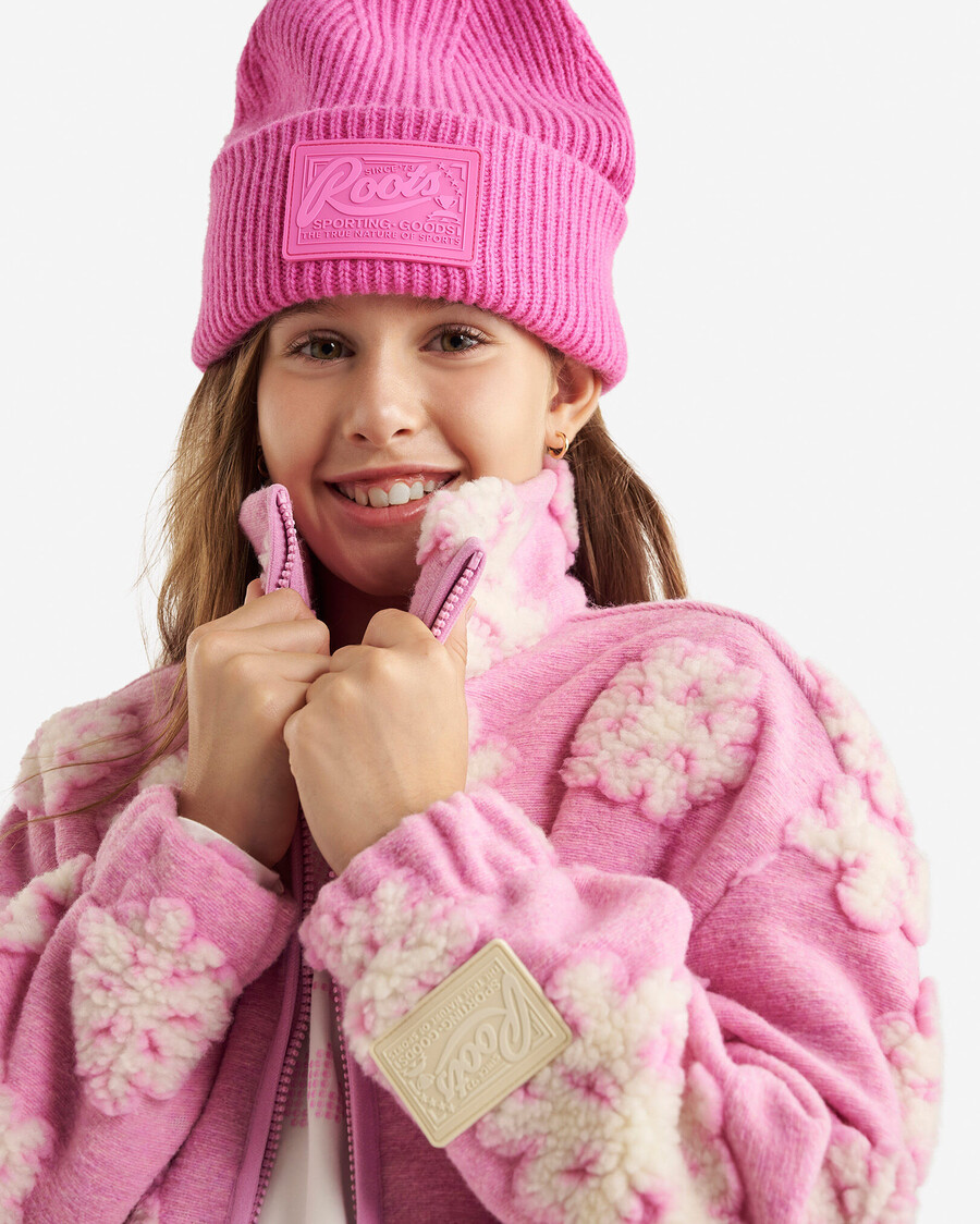 veste polaire en peau de mouton retournée pour enfants creekside